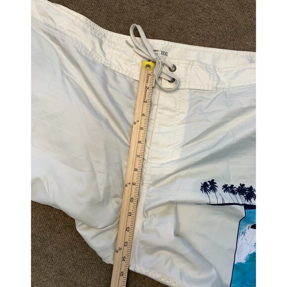 Old Navy Swim Trunks Mens 3XL Lined Board Shorts Beach Surf Blue - Picture 4 of 6